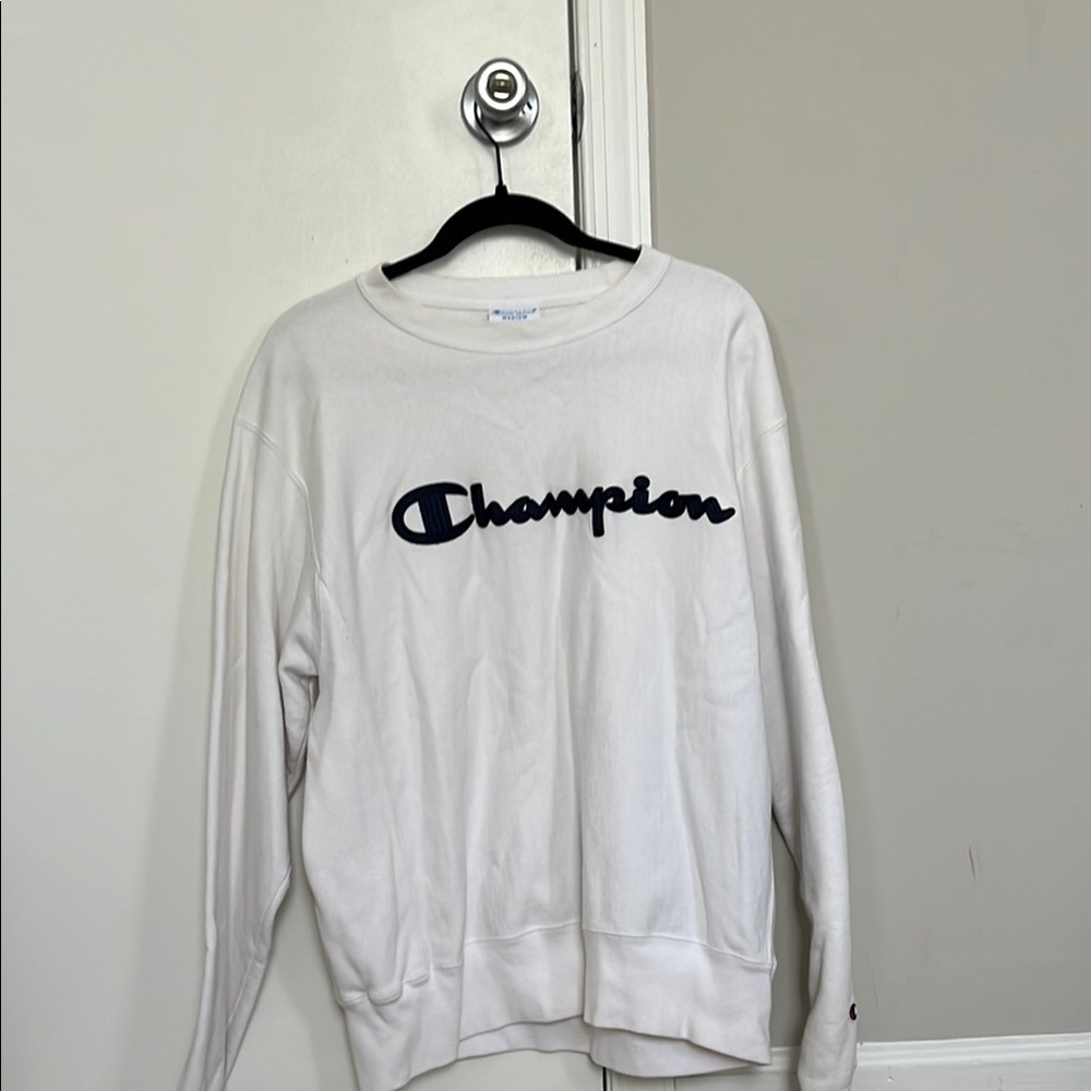 Champion White Sweatshirt